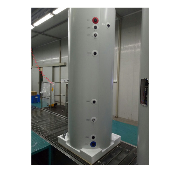 Bộ trao đổi nhiệt cuộn dây đồng Bể chứa nước bằng năng lượng mặt trời (2000L) 
