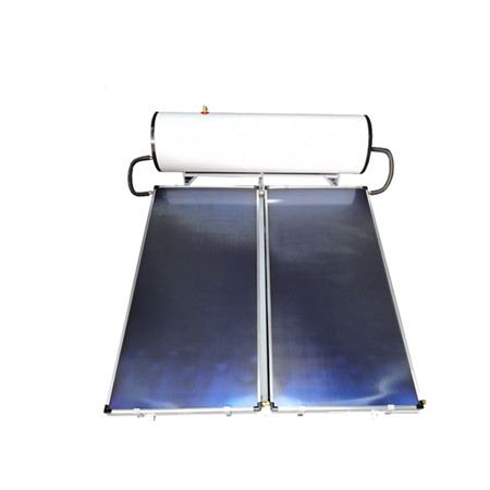 Nhà máy Trung Quốc Hệ thống năng lượng mặt trời không áp suất Dự án điều áp Chia ống chân không với các loại phụ tùng khác nhau Giá đỡ bình nước nóng